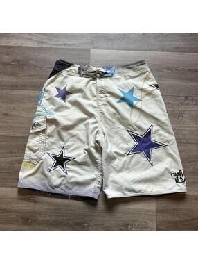 Sick Rare 00w Quiksilver Billabong Grail board swim trunks